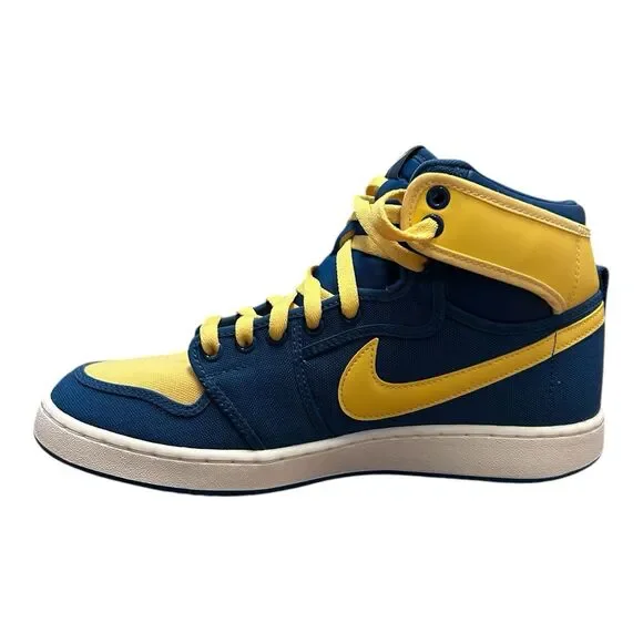 Nike Air Jordan AJKO 1 Laney High True Blue Topaz Gold DO5047-407 Size 9.5 - Picture 10 of 14